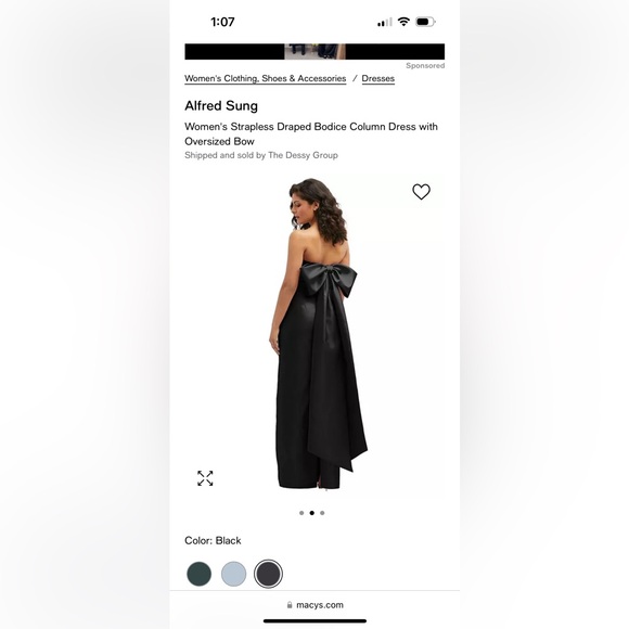 ALFRED SUNG Dresses & Skirts - Alfred Sung dress! This dress was purchased for a wedding and does not fit.